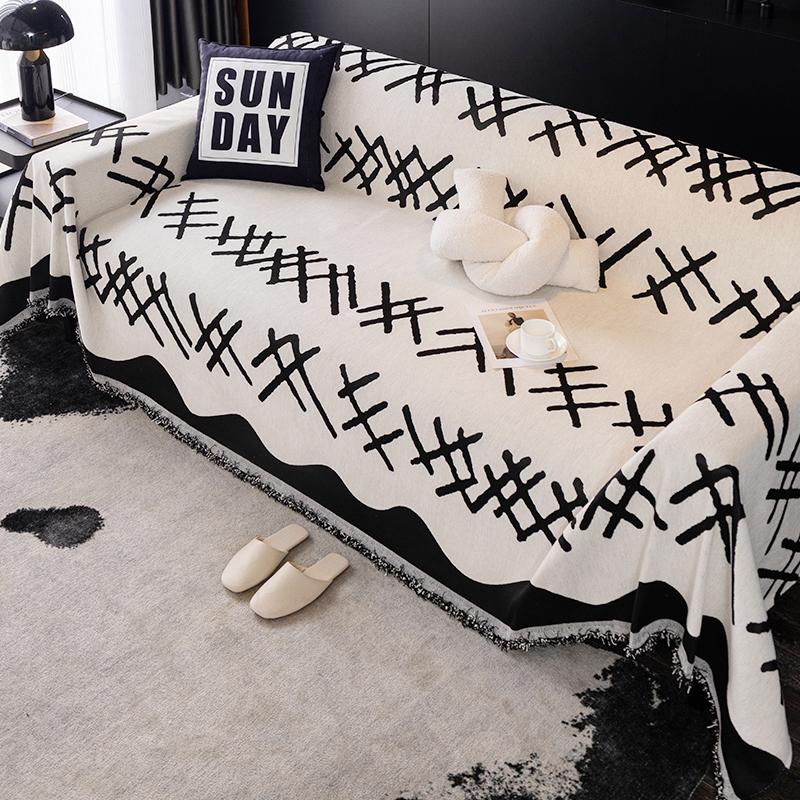 

Modern Sofa Cover Full Covered Towel Universal Four Seasons Simple Fashion Backrest Cushion Cloth Internet Celebrity Sofa Cover 180*130cm