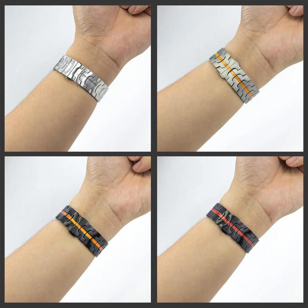 Metal 22mm Wrist Strap For Oppo Watch X X2 4Pro Stainless Steel Band For Oppo One Plus Watch 46mm/One Plus Watch 2 Watchband