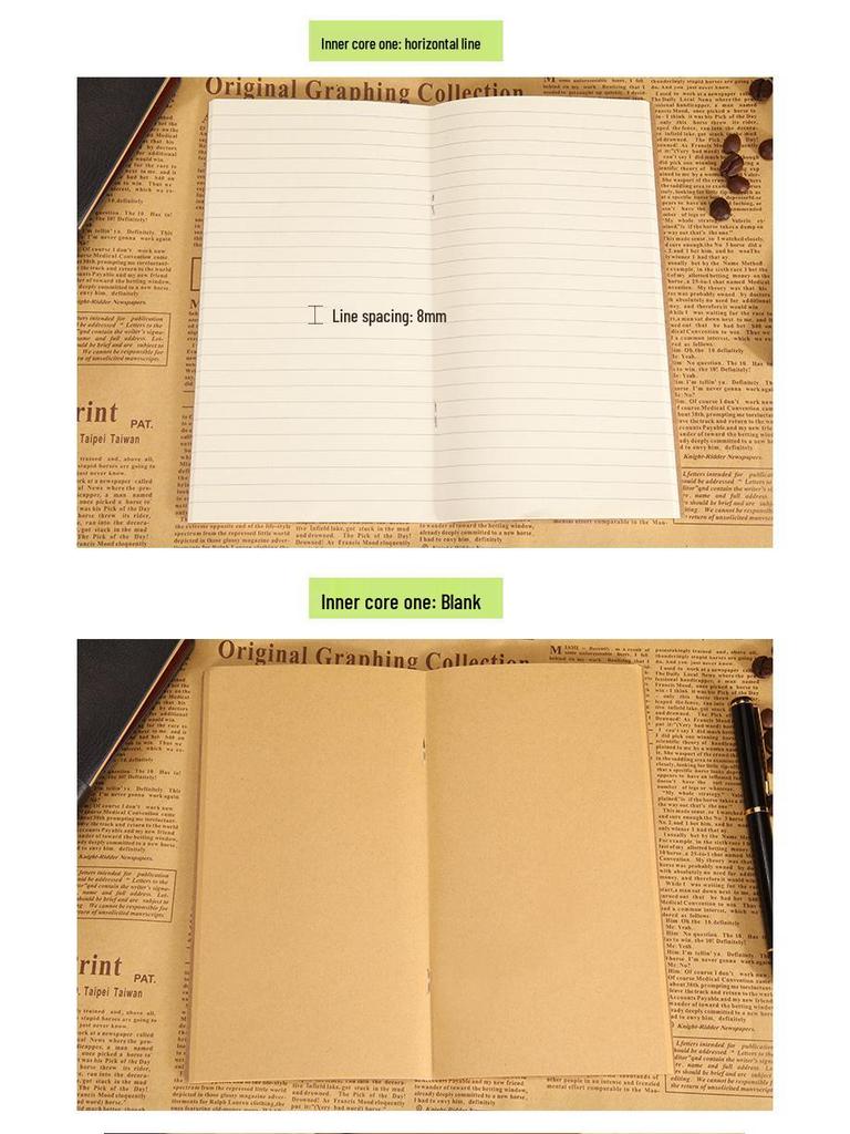 Traveler’s A6 Journal with Elastic Band - Customizable Logo Option