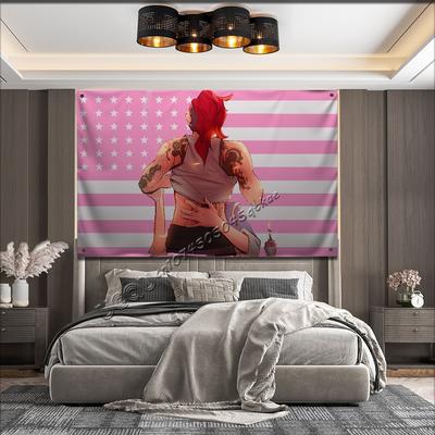 Amerika USA Arkan Vi C-Caitlyn Flagge Für Gartenflaggen Party Wohnzimmer Zuhause Balkon Wanddeko Banner Schlafzimmer Wandteppich Outdoor