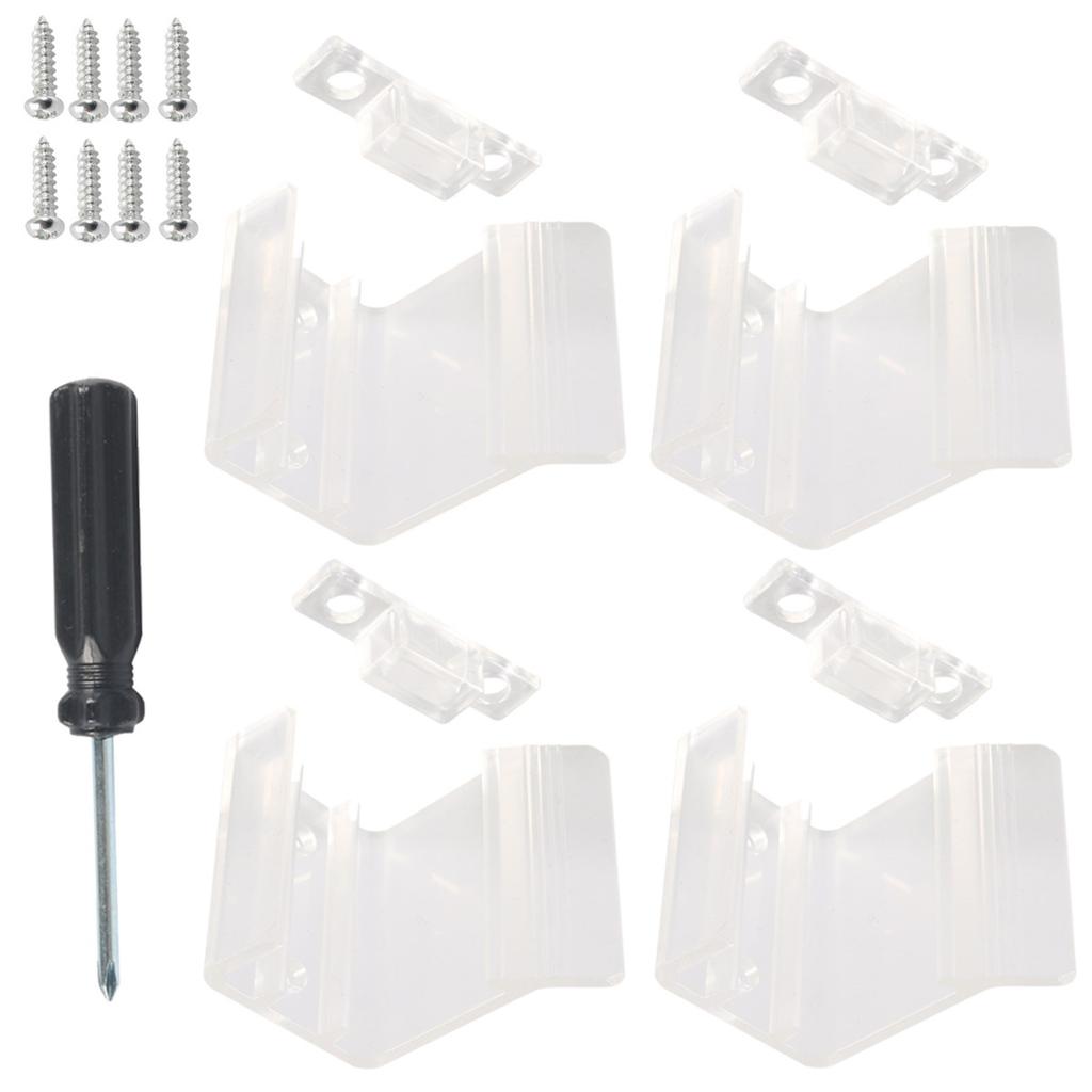 Clear  Sliding Mirrored Door Latches Replacement ABS Wear Resistance Door Latches for Motorhome & Campers Closet Doors