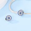 Charms Original Copper Blue Zircon Eyes Religion Beads Fit Bracelet Women Jewelry Diy Fine Gift Accessory