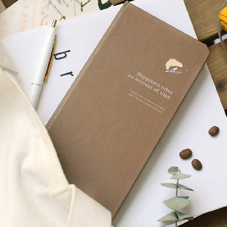 Leichtes Design Wochenplaner Notizbuch mit selbst auszufüllendem Layout und Recyclingpapier für Reiseaufzeichnungen