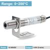 Non Contact IR Temperature Sensor 0-600 Degree 12-36VDC Analog Output 4-20mA 0-10V RS485 for Industrial Automation