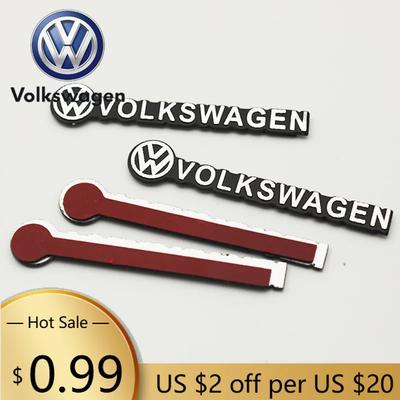 Per VOLKSWAGEN VW Decorazione Audio Auto Emblema Distintivo 3D in Alluminio Adesivo Decalcomania Accessori Per Volkswagen VW R GTI Golf Beetle Polo