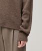 MUSINSA STANDARD WOMAN Women'S Lambswool Ribbed V-Neck Knit [Heather Brown]
