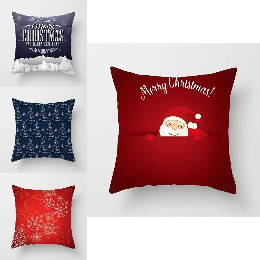 Cozy Christmas Cushion Cover In Soft Peach Skin Velvet For Festive Home Decor