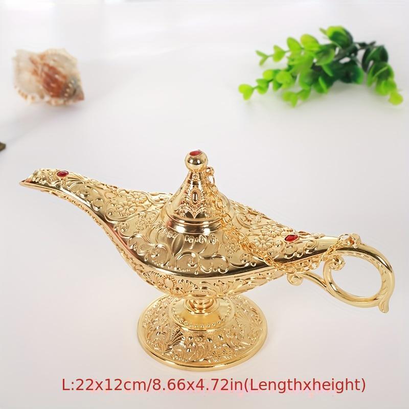 Vintage Legend Aladdin Lamp Magic Genie Wishing Light Tabletop Decor Crafts For Home Wedding Decoration Gift For Party Home Deco