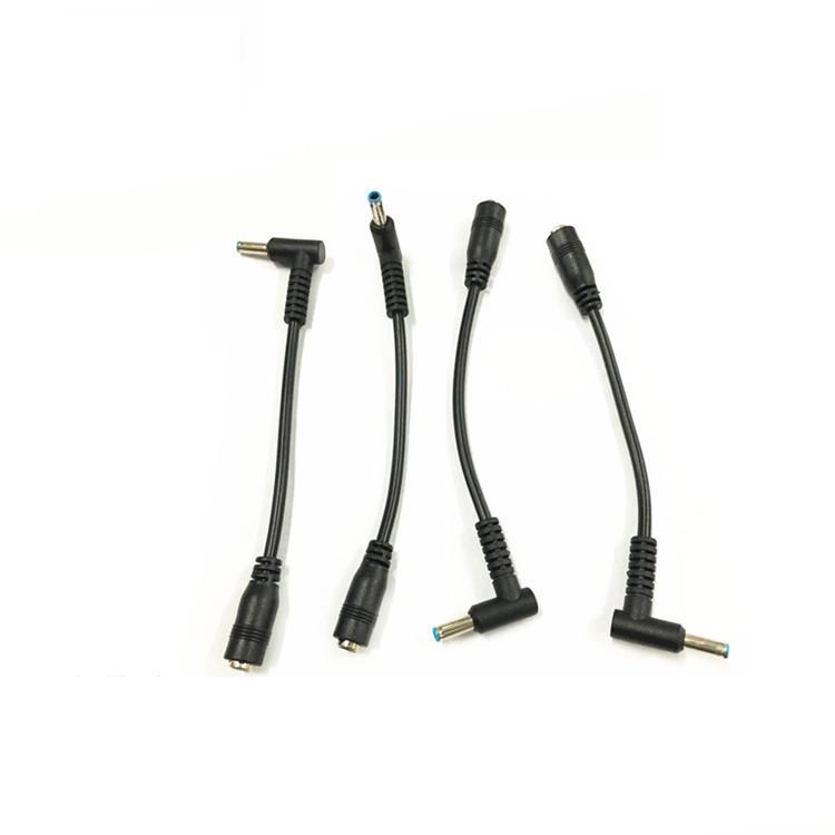 Compatible Power Charger Adapter Cable for HP/Dell Laptops, 7.4mm to 4.5mm Elbow Connector