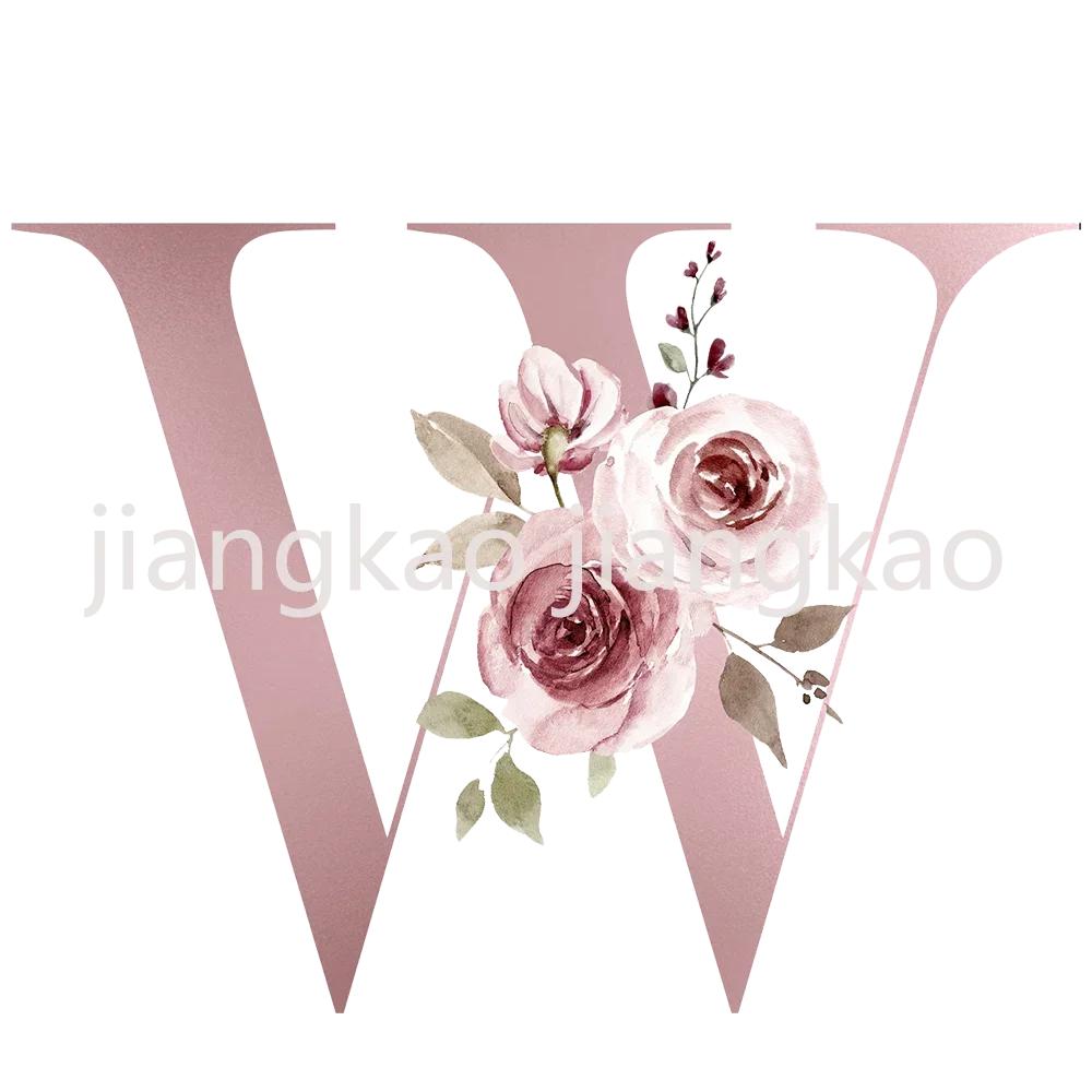 Personalized Mug Floral Initial Name Cup Custom Name Tea Coffee Hot Chocolate Mugs Bride Bridesmaid Mothers Day Gifts for Her