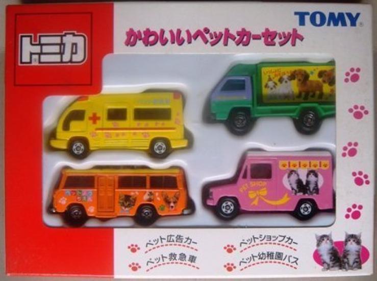 

Набор милых машинок-питомцев Tomica