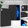 For iPad Air 4/5/6/7 Soft Silicone Case,For iPad 4th 5th 6th 7th Generation 2020 2022 2024 2025 PU Leather Flip Smart Cover