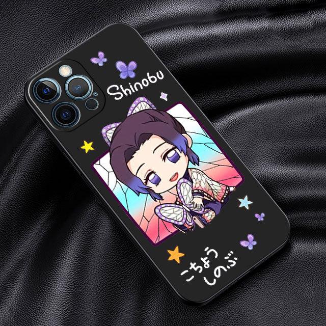 

Чехол «Убийца демонов» для Apple Iphone 11 14 13 12 Pro 7 Xr X Xs Max 8 Plus 6 6s Se 2022 14pro Max, черный мягкий чехол для телефона iPhone 14