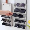 Portable Glasses Sunglasses Multi Grid Folding Travel Portable Storage Box