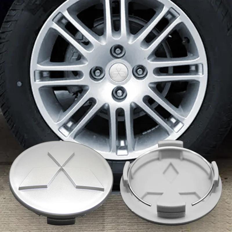 4Pc 54mm Car Wheel Center Cap Hub Covers Badge Accessories For Mitsubishi Outlander Lancer 10 9 ASX RALLIART Eclipse L200 Pajero