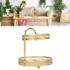 4pcs Gold 2 Tier Fruit Tray Metal 2 Tier Fruit Bowl Fruit Stand Organizer  Farmhouse Decor