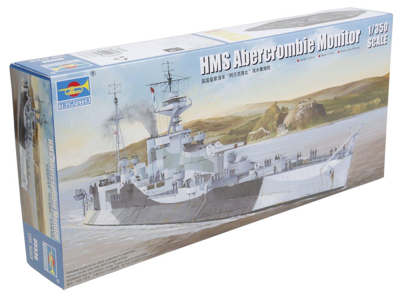 

Trumpeter Royal Navy Monitor HMS Abercrombie Plastic Model 1/350