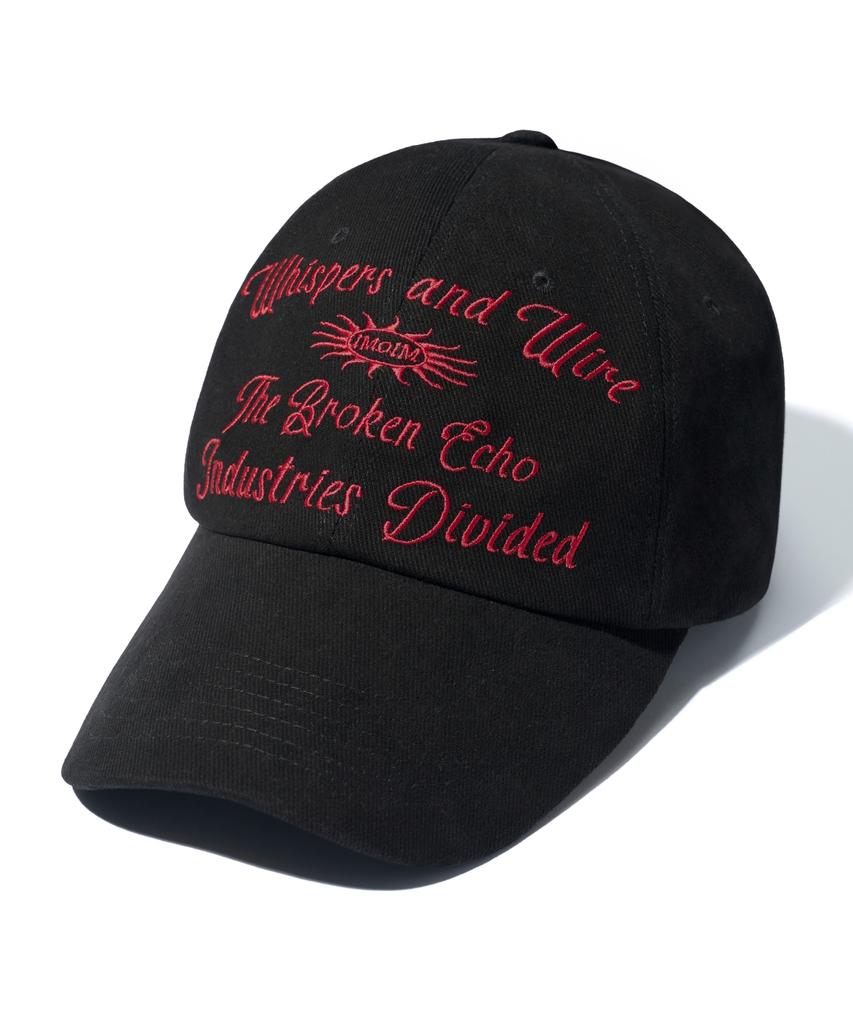 IDWS Whisper Letter Maxi Cap Black
