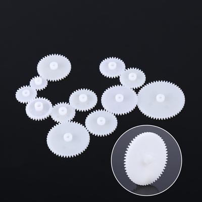 12 Piece Plastic Gear Set Motor Gear Set Assembly for Robots Toy Cars Cars . Made of High Quality Plastic, Portable and  , Great