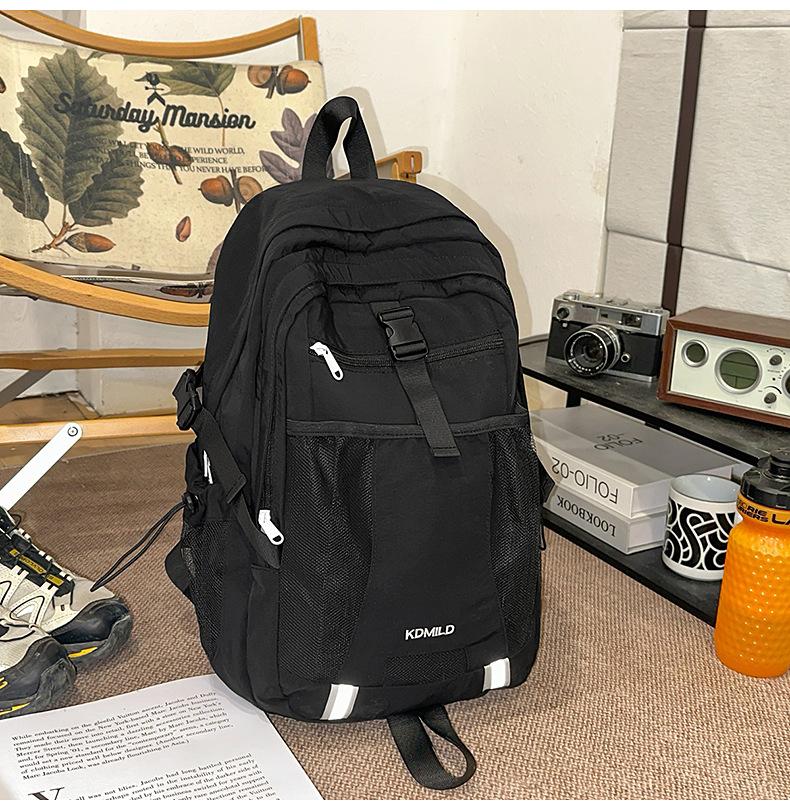 Schoolbag Outdoor Sports Large Capacity Nylon Backpack Women's Multifunctional Lightweight Student School Bag Hiking Hiking Backpack