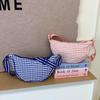 Retro Plaid Women's Dumpling Crossbody Handbag