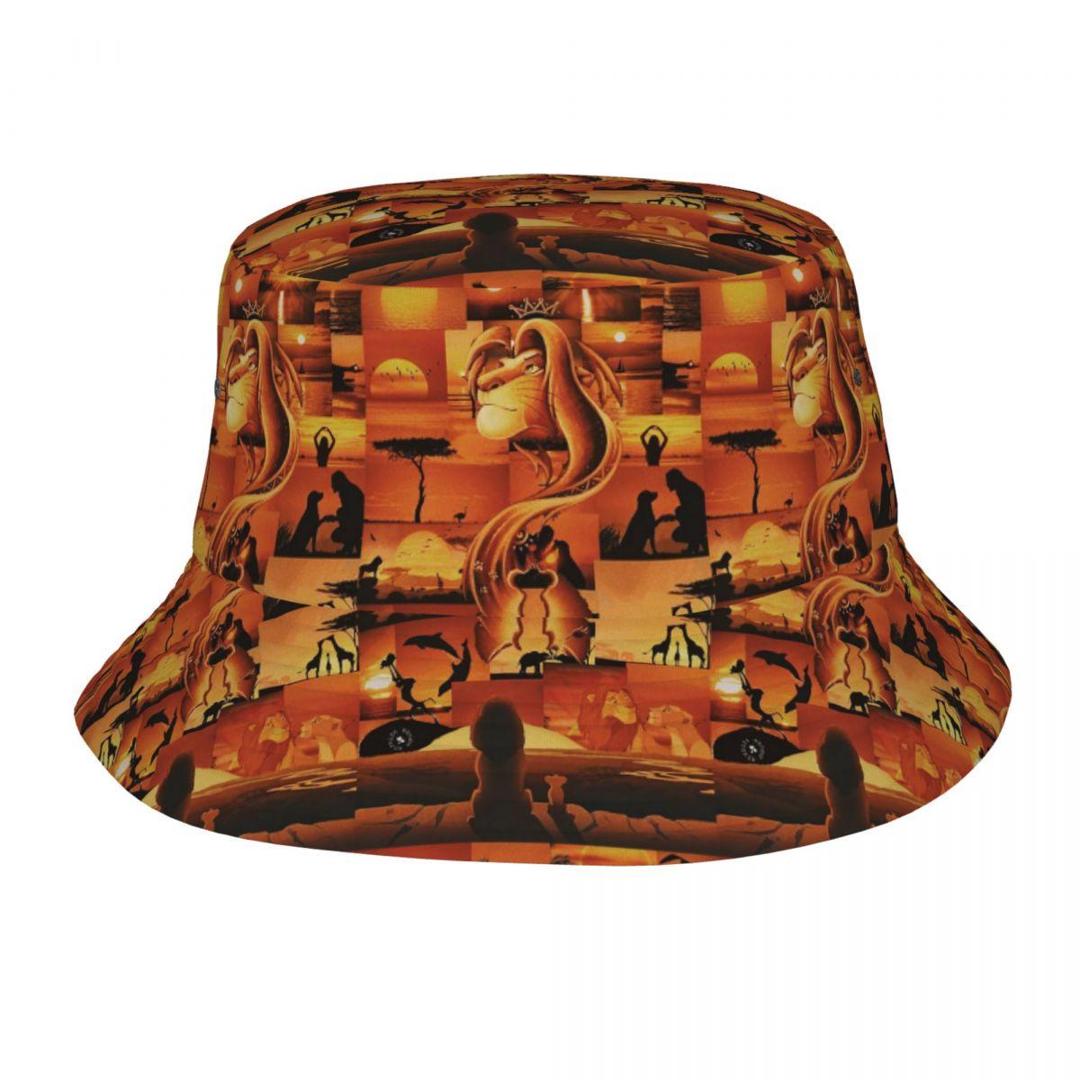 

Custom The Lion King Hakuna Matata Bucket Hat Women Unisex Fashion Summer Beach Sun FisherUnisex Cap One Size