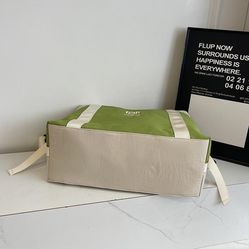 Reisetasche mit großem Fassungsvermögen, mehrfarbige Nähte, Fitnesstasche, Trocken- und Nassfach, Trainingstasche, Gepäcktasche