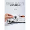 1/18 Mercedes-Benz 500K 1936 Alloy Die Cast Toy Car Model Sound and Light Children's Toy Collectibles Birthday gift