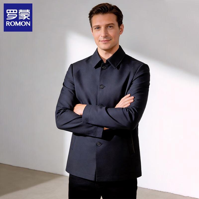 ROMON Men s Business Casual Lapel Jacket M