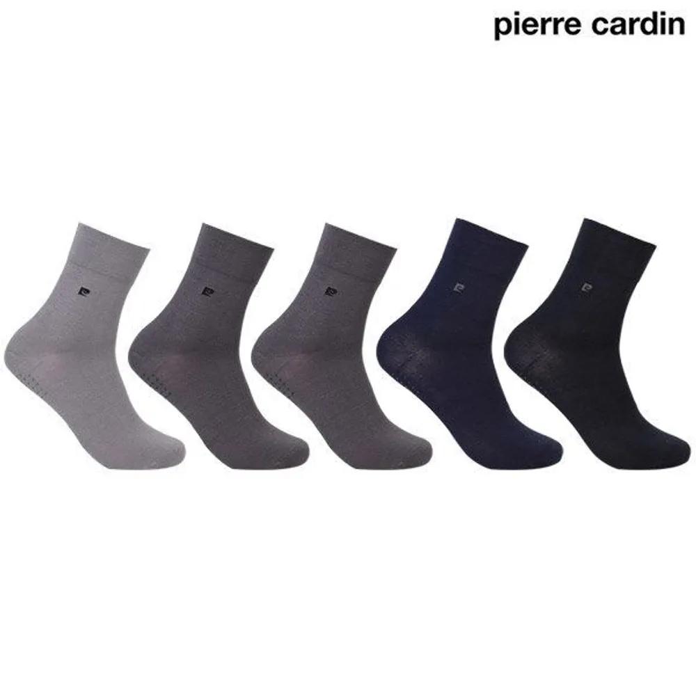 [Pierre Cardin] Men s Non-compression Socks 5 Pairs Modern Non-slip [4373] Modern Non-Compression Socks 5 Pairs 26cm