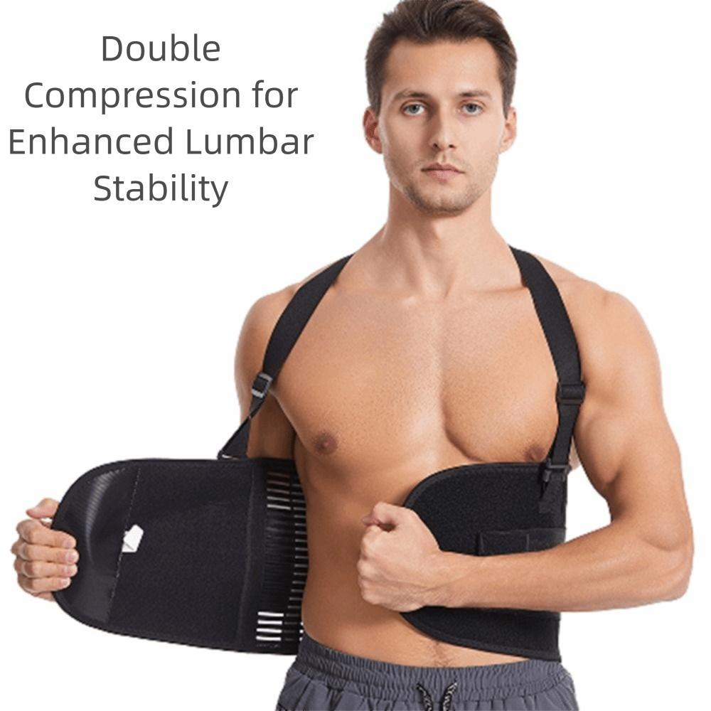 Breathable Material Work Brace Shoulder Straps Lumbar Support Belt Elastic Brace Industrial Work