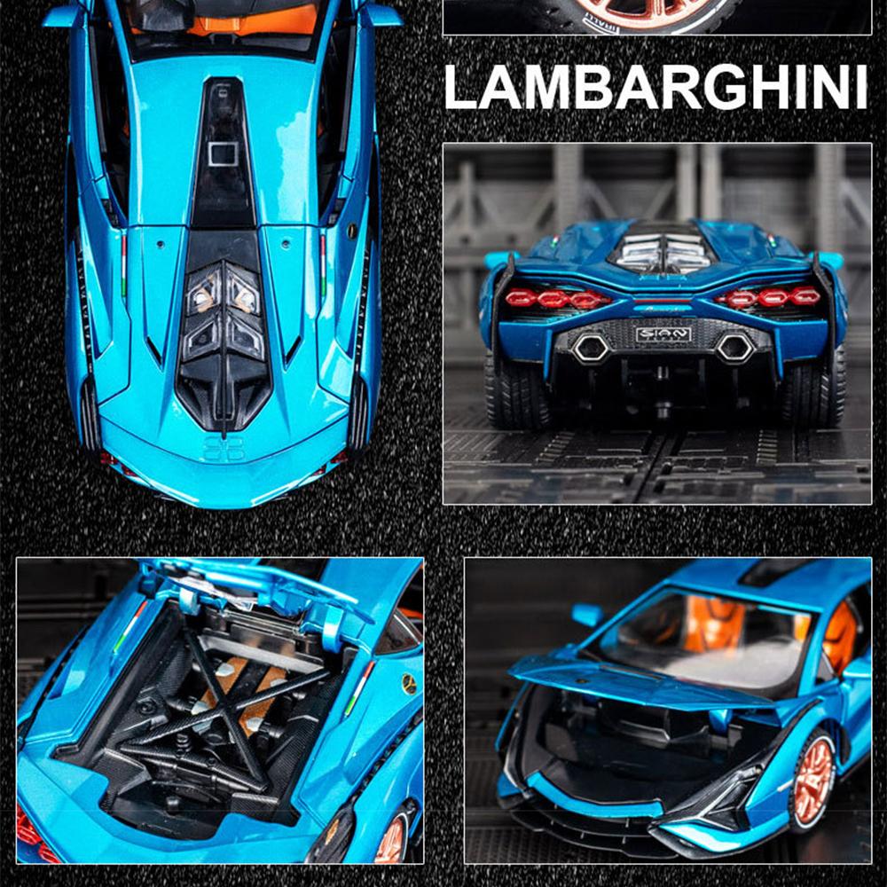 Lambor Sian FKP 37 Static Sports Gift Series, Druckgussauto im Maßstab 1/24
