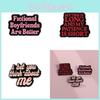 Creative Colorful Cartoon Metal Letter Brooches For Unique Fashion Accessories