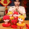 Year of the Snake Doll Mascot Zodiac Year Doll Plush Toy Snake Can Year Snake Good Luck Snake