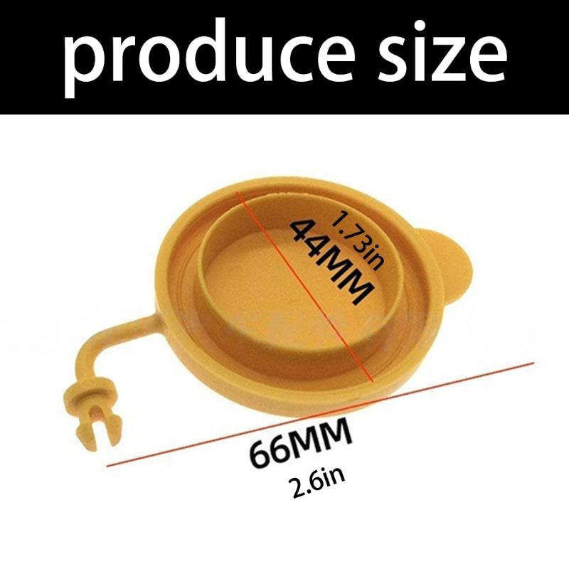 Yellow Coolant Tank Cap 45153AA000, Plastic Replacement Cover for STI Cooling System Repair, Daily Engine Bay Maintenance, and Direct Fit Service Work