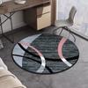 European Geometric Round Carpet Living Room Decoration Home Sofa Chair Side Foot Mat Bedroom Bedside Rugs Washroom Floor Mat