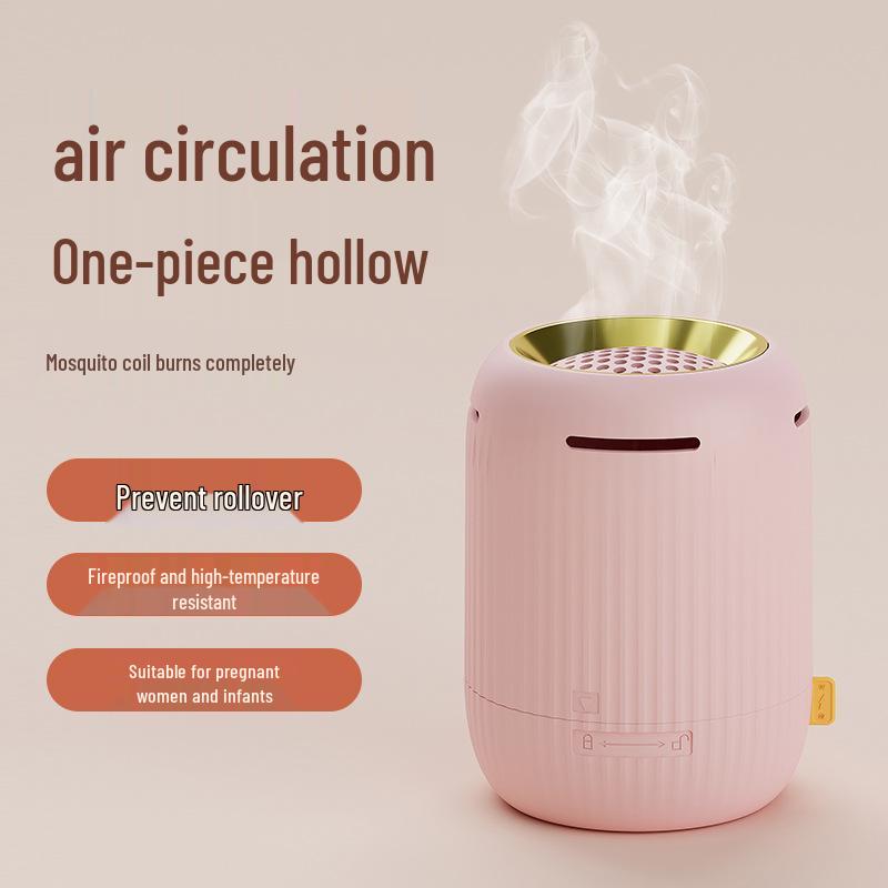 Fireproof Outdoor Incense and Mosquito Coil Holder with Lid