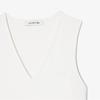 [Lacoste] Women's V-Neck Sleeveless Pleated Dress EF8849-56G70V