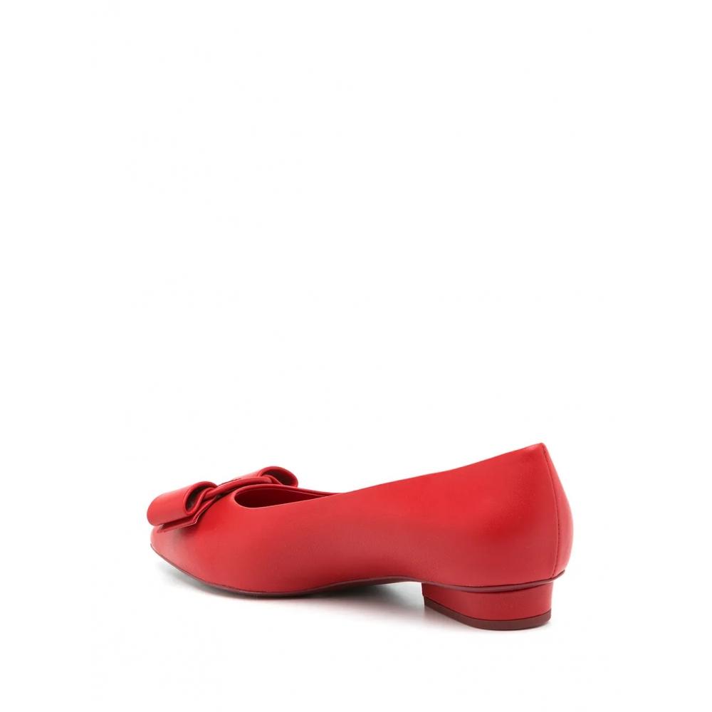 Salvatore Ferragamo Ferragamo Viva Ballerina Shoes Red