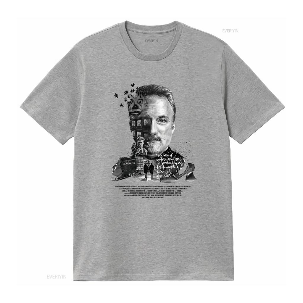 David Fincher V1 T Shirt All Sizes S 5XL Men Movie Inspired Design High Quality Print Perfect for Fans Vintage Washed