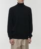 [Premium] 100% Cashmere Turtleneck Knit [Black]