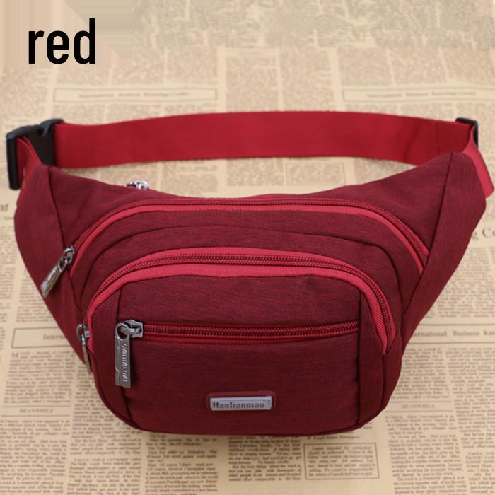 

Unisex Waterproof Oxford Cloth Fanny Pack: Multi-functional Outdoor Sports Travel & Business Money Bag