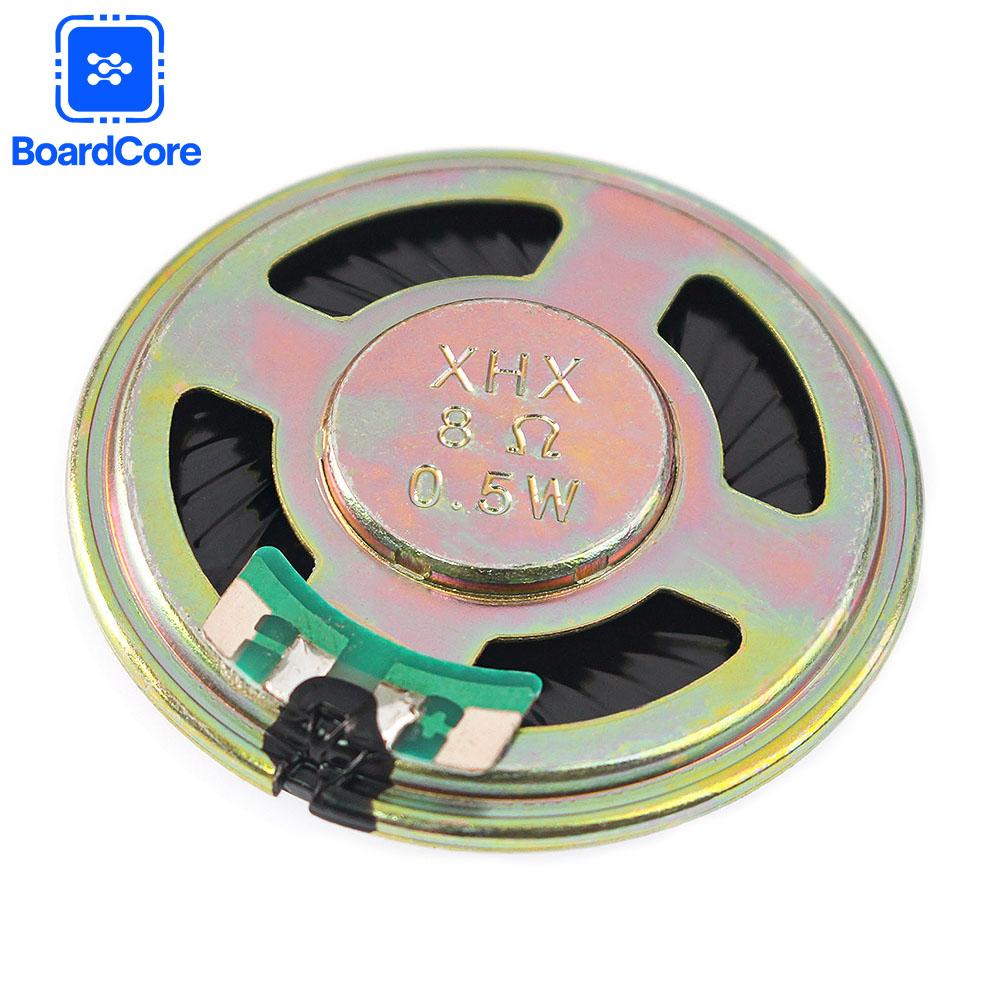 5PCS 0.5W 8ohm Speaker Ultra-thin Horn Speaker 0.5W 8R Diameter 40mm 4CM Loudspeaker for Audio Diy Electronic