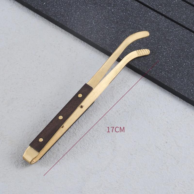 Shangqi Rosewood & Brass Tea Tongs