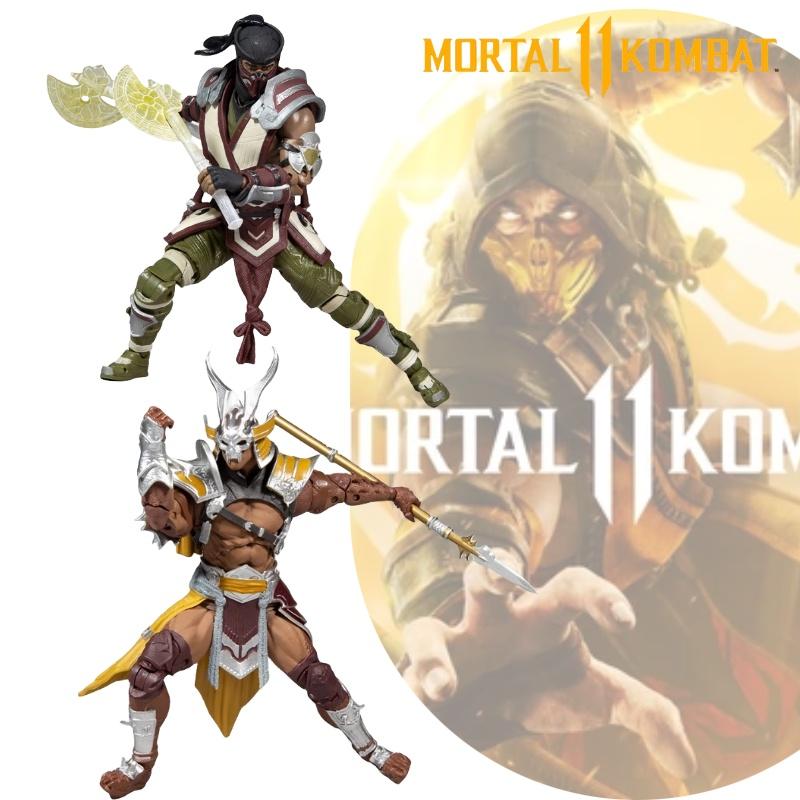 Mcfarlane Realistic Mortal Kombat Shaokan Zero Degree Dual Figure Set 7-inch Joint Movable Doll