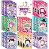 8 Pcs Toy Puzzle Stickers, DIY Dress-up Face-changing Stickers Handicrafts And Reusable Stickers
