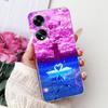 For OPPO F23 Case CPH2527 Cover Fashion Marble Flower Soft Slim Silicone Back Cover on OPPO A98 A1 5G CPH2529 OPPOF23 Phone Case