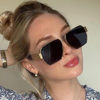 New Arrival Vintage Polygon Sunglasses Women Men Square Sun Glasses Big Eyewear Oculos De Sol for Male Female Special Shaped