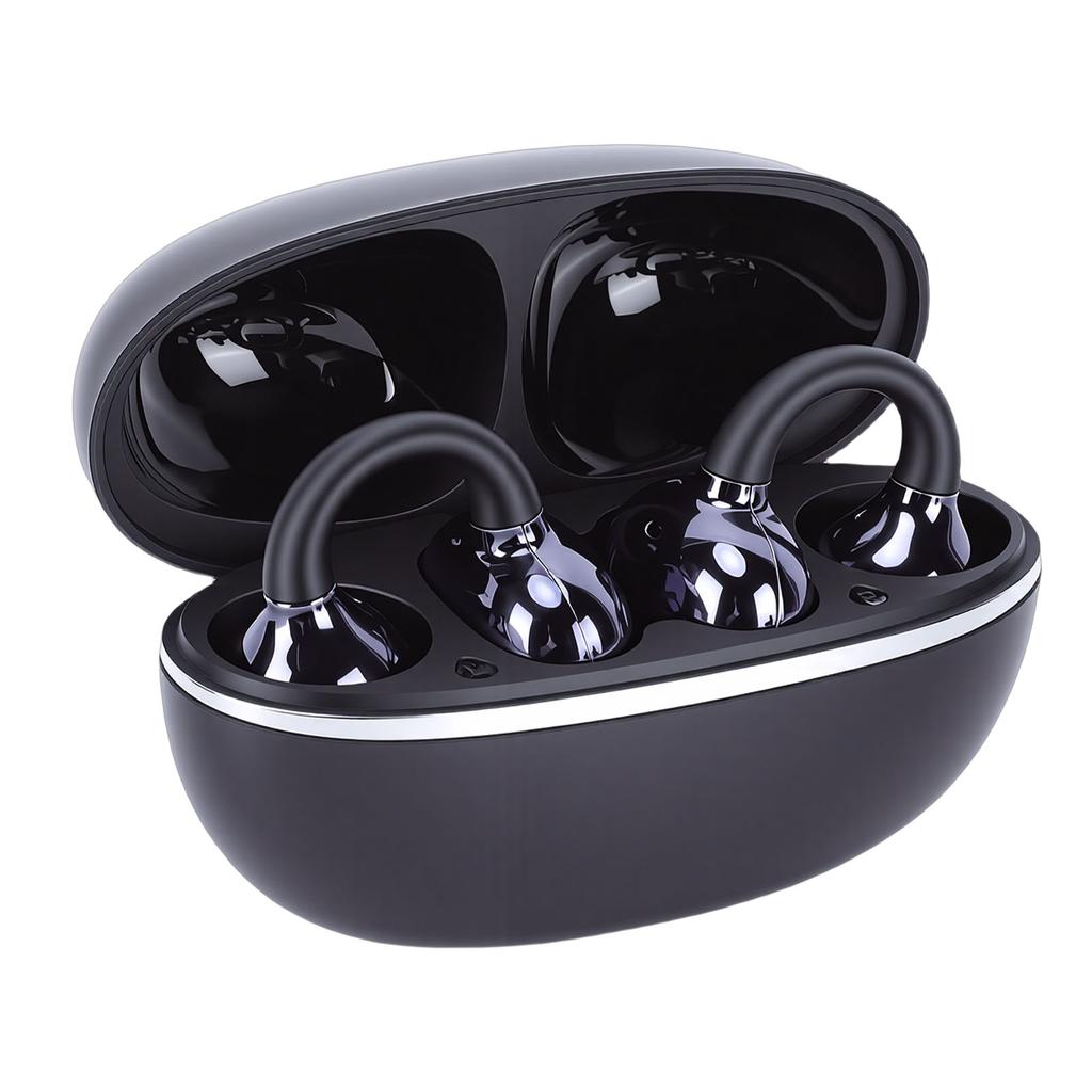 Wireless Earbuds Bluetooth 6.0 Headphones with Earrings Sports Ear Buds Comfortable for Workout Fitness Running