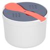 PP Material Rice Steamer Pot 2L Microwave Cookware Set Rice Cooker Steamer  For Cooking Vegetables